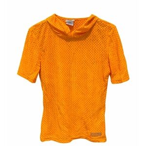 Speedo Bright Orange Eyelet Top